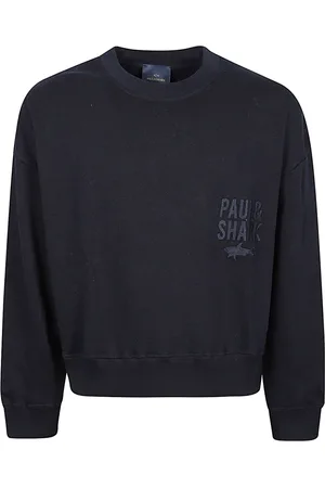Paul & Shark Sweatshirts & Hoodies, Heren, Zwart, L, Katoen, Winter Fleece Logo Hoodies