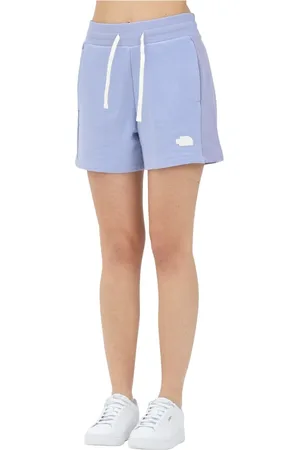The North Face Korte broeken, Dames, Blauw, XS, Ontspannen lila shorts voor vrouwen