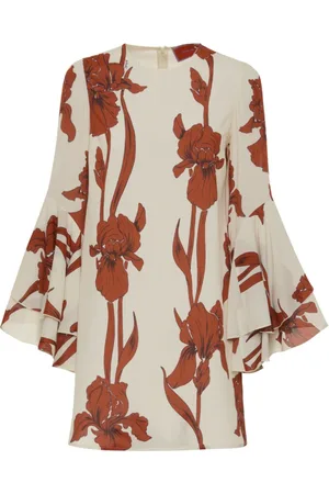 La DoubleJ Kleedjes, Dames, Veelkleurig, XS, Witte Viscose Jurk