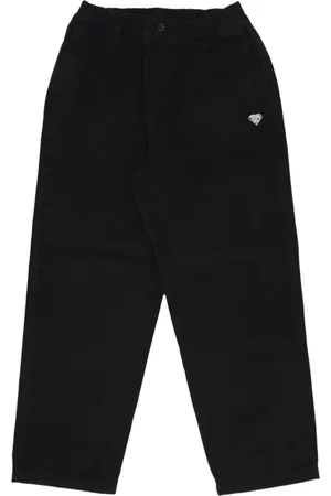 IUTER Broeken, Heren, Zwart, M, Katoen, Zwarte Dizzy Broek van Licht Stof