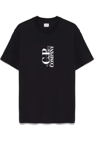 C.P. Company Tops, Heren, Blauw, M, Blauwe T-shirts en Polos