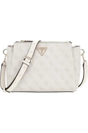 Guess Tassen, Dames, Wit, ONE Size, Witte Synthetische Dames Schoudertas