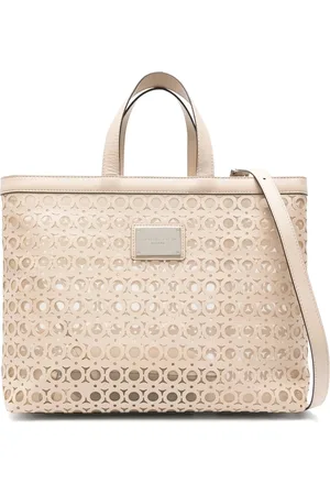 ROBERTO FESTA Tassen, Dames, , ONE Size, Leer, Uitgesneden Patroon Tote Tas