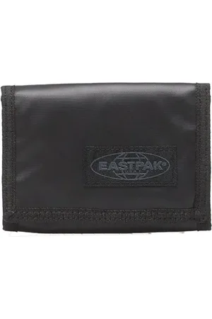 Eastpak Accessoires, Heren, Zwart, ONE Size, Polyester, Zwarte portemonnee met klittenbandsluiting