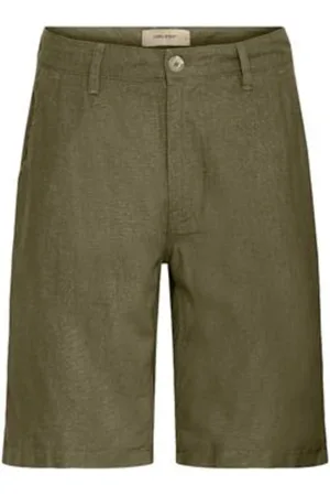 Blend Korte broeken, Heren, Groen, S, Trendy chino shorts met zakken