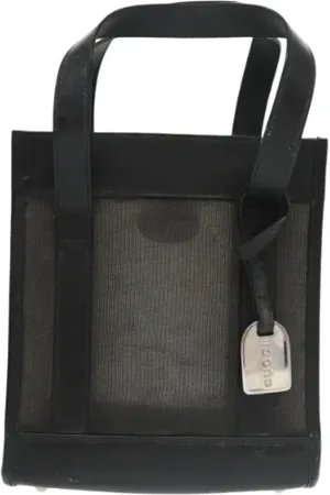 Gucci Pre-owned, Dames, Zwart, ONE Size, Leer, Pre-owned Leather gucci-bags