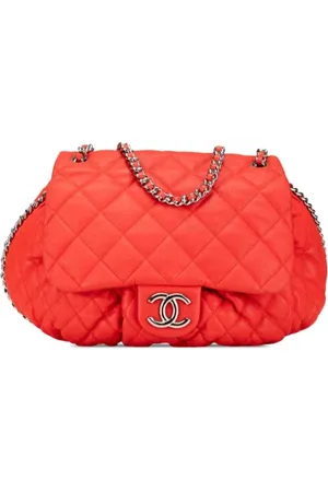 CHANEL Pre-owned, Dames, Rood, ONE Size, Leer, Pre-owned Leather crossbody-bags
