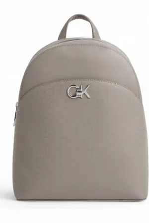 Calvin Klein Tassen, Dames, , ONE Size, Grijze rugzak voor vrouwen