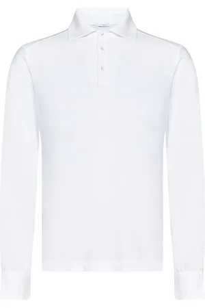 Malo Tops, Heren, Wit, L, Katoen, Witte Polo Shirt 100% Katoen