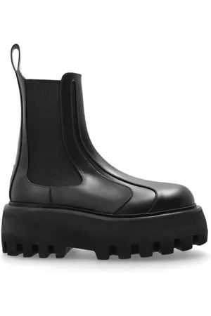 Alexander McQueen Schoenen, Heren, Zwart, 41 1/2 EU, Zwarte Enkellaarzen voor Mannen