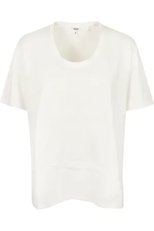 Aspesi Tops, Dames, Wit, S, Katoen, Zachte Witte T-shirt