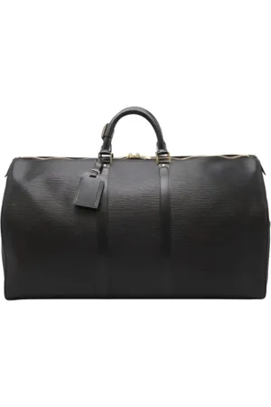 LOUIS VUITTON Pre-owned, Dames, Zwart, ONE Size, Leer, Tweedehands leren Louis Vuitton tassen