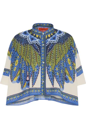 La DoubleJ Blouses & Shirts, Dames, Veelkleurig, S, Katoen, Multikleur Katoenen Stijlvolle Shirt