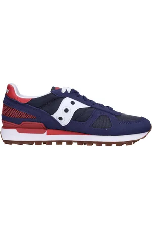 Saucony Schoenen, Heren, Blauw, 42 EU, Suède, Sneakers Blauw