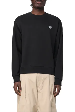 Kenzo Sweatshirts & Hoodies, Heren, Zwart, 2Xl, Gezellige Tiger Fleece Trui