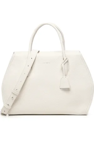 Coccinelle Tassen, Dames, Wit, ONE Size, Gebogen handtas met verstelbare band