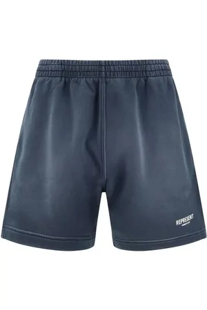 Represent Korte broeken, Heren, Blauw, L, Katoen, Katoenen Fleece Shorts Middernacht Blauw