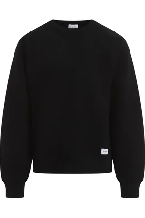 Saint Laurent Sweatshirts & Hoodies, Heren, Zwart, L, Katoen, Noir Oversize Sweatshirt