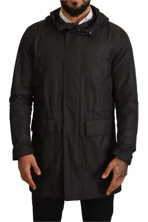Dolce & Gabbana Jassen, Heren, Zwart, M, Zwarte Hoodie met Ritssluiting