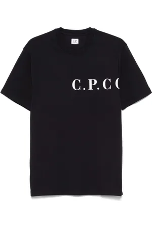 C.P. Company Tops, Heren, Blauw, L, Blauwe T-shirts en Polo