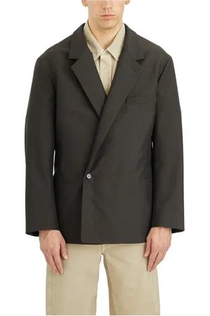 LEMAIRE Jassen, Heren, Bruin, M, Dubbelborstige Blazer