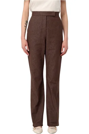 Max Mara Broeken, Dames, Bruin, XS, Galizia Broeken voor Vrouwen