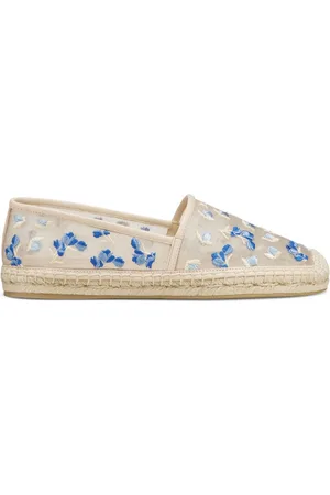 Stuart Weitzman Schoenen, Dames, Veelkleurig, 38 EU, Jute, Bareitall Espadrille