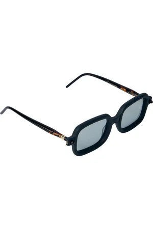 KUBORAUM Accessoires, unisex, Grijs, ONE Size, Rechthoekige zonnebril met getinte glazen