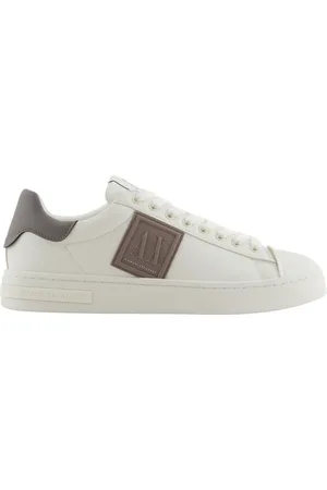 Armani Exchange Schoenen, Heren, Wit, 43 EU, Heren Witte Sneaker met Details