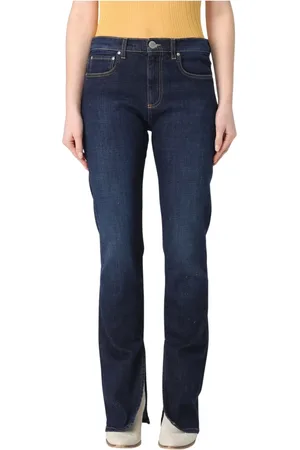 Pinko Jeans, Dames, Blauw, W25, Straight Spacco Jeans