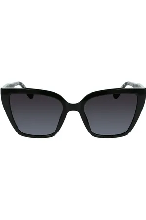 Liu Jo Accessoires, Heren, Zwart, ONE Size, Zwarte Vierkante Zonnebril