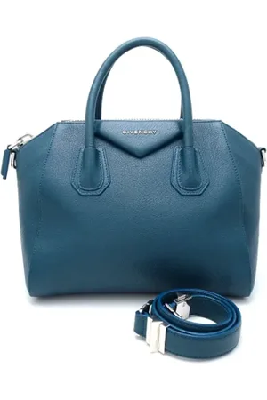 Givenchy Pre-owned, Dames, Blauw, ONE Size, Leer, Tweedehands leren handtassen
