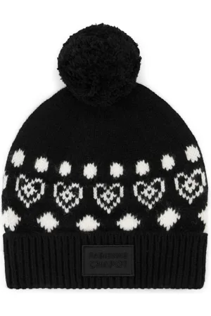 Fabienne Chapot Accessoires, Dames, Zwart, ONE Size, Gezellig Gebreide Muts