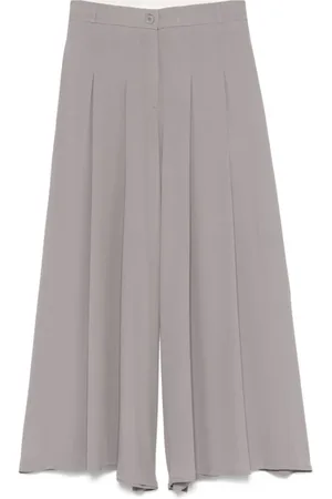 SEMICOUTURE Broeken, Dames, Grijs, S, Stijlvolle Broek