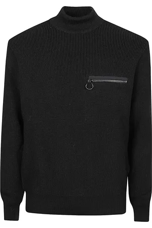 Paul & Shark Truien, Heren, Zwart, M, Maanrits Zak Ronde Hals Sweater
