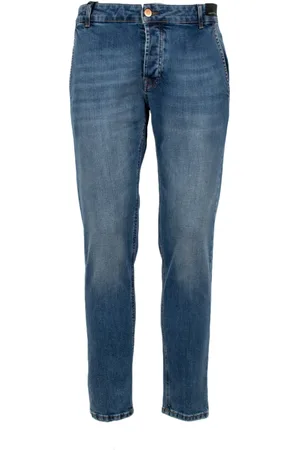 MICHAEL COAL Jeans, Heren, Blauw, W34, America Capri Jeans