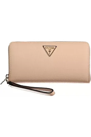 Guess Accessoires, Dames, , ONE Size, Roze Portemonnee met Rits en Meerdere Vakken