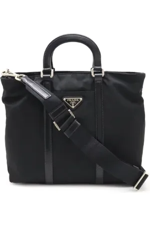 Chloé Pre-owned, Dames, Zwart, ONE Size, Leer, Tweedehands Canvas handtassen
