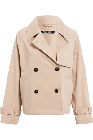 Marc Aurel Mantels, Dames, , M, Katoen, Lichte trenchcoat stijl jas voor vrouwen