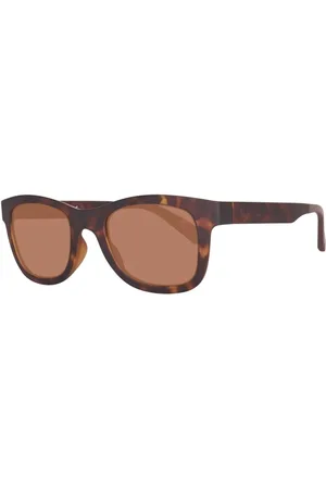 Timberland Accessoires, Heren, Bruin, ONE Size, Bruine Gepolariseerde Zonnebril met 3P Bescherming