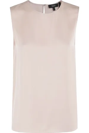 THEORY Tops, Dames, , L, Modern Recht Schelp Ontwerp