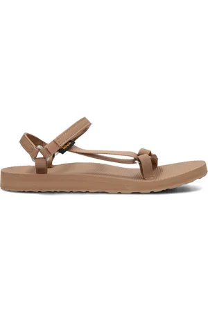 Teva Schoenen, Dames, Bruin, 42 EU, Bruine Slim Original Sandalen