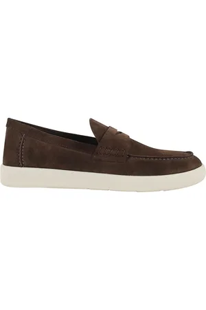 Hogan Schoenen, Heren, Bruin, 43 1/2 EU, Suède, Bruine suède mocassin met memory foam