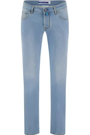 Jacob Cohen Jeans, Heren, Blauw, W38, Blauwe Nick Slim Broek