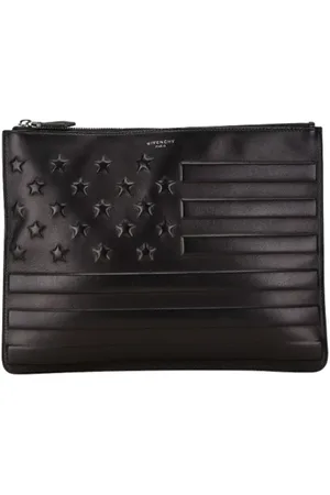 Givenchy Pre-owned, Dames, Zwart, ONE Size, Leer, Pre-owned Leather clutches