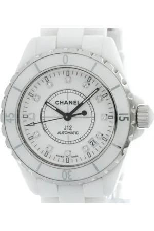 CHANEL Pre-owned, Heren, Wit, ONE Size, Pre-owned Glass watches