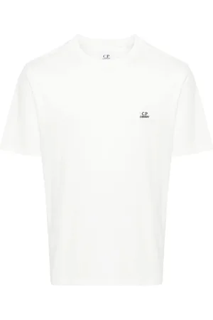 C.P. Company Tops, Heren, Wit, S, Witte T-shirts en Polos