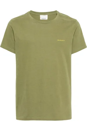 Isabel Marant Tops, Heren, Groen, S, Stijlvolle T-shirts en Polos in Khaki