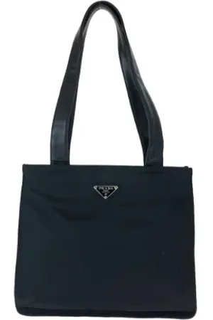 Prada Pre-owned, Dames, Zwart, ONE Size, Pre-owned Canvas prada-bags