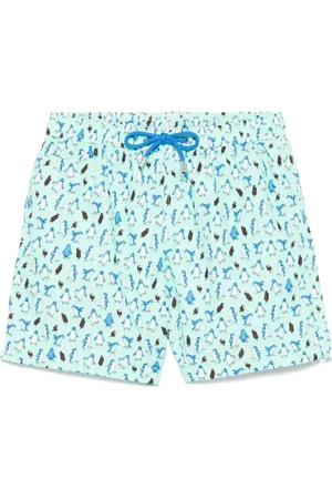 MC2 SAINT BARTH Badkleding, Heren, Blauw, L, Heldere Blauwe Zee Kleding Trekkoord Shorts